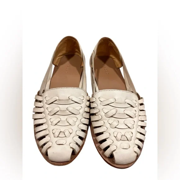 Nisolo Woven leather cream Sandals Elegant and Versatile - Picture 4 of 14